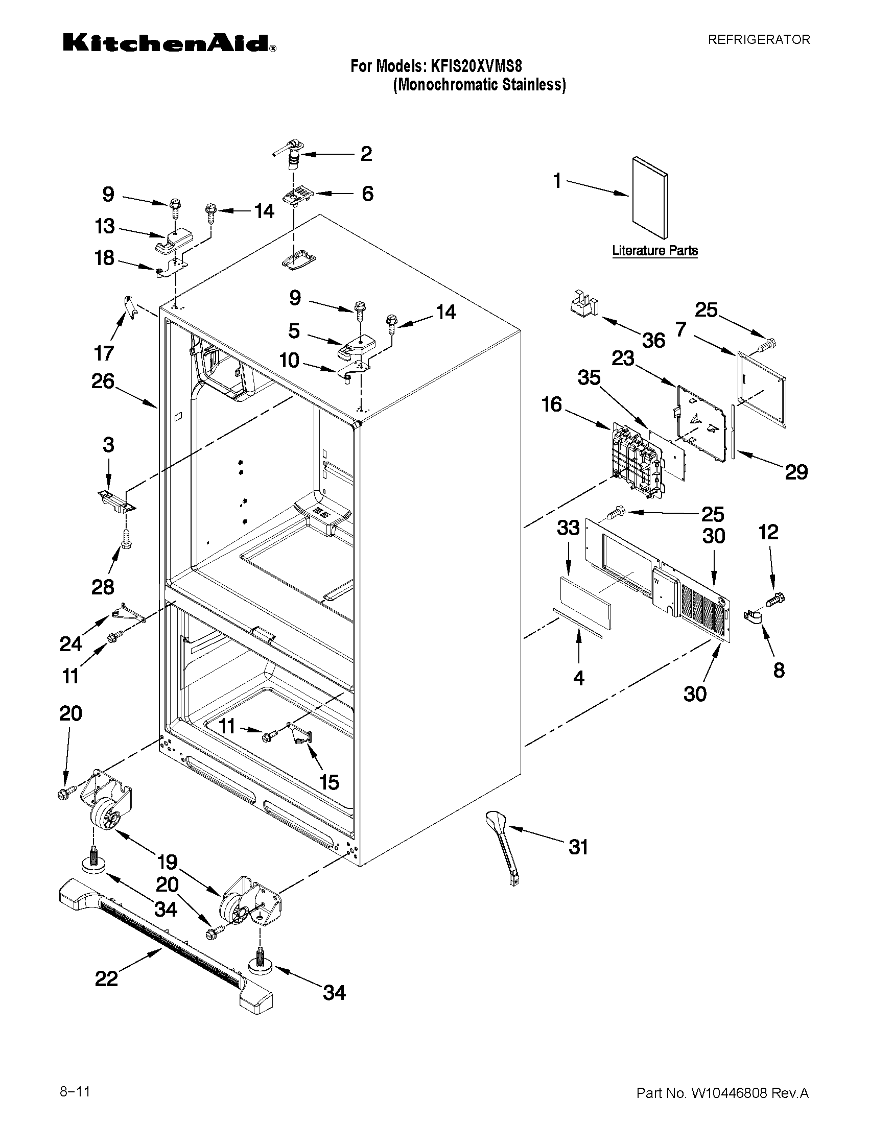Cabinet parts