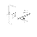 Amana ADB1400AWD1 upper wash and rinse parts diagram