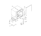 Amana ADB1600AWS3 tub and frame parts diagram
