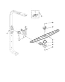 Upper wash and rinse parts