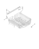 Upper rack and track parts