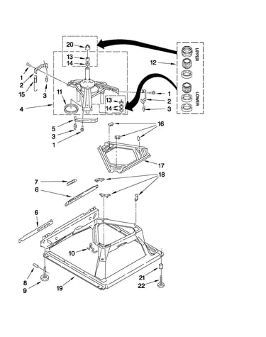 Machine base parts
