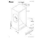 Amana AQU1501TRW00 cabinet parts diagram