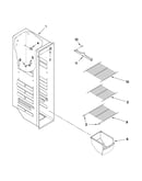 Freezer liner parts