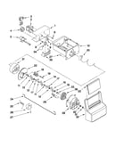 Motor and ice container parts