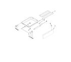 Maytag MGR5765QDB32 drawer and rack parts diagram