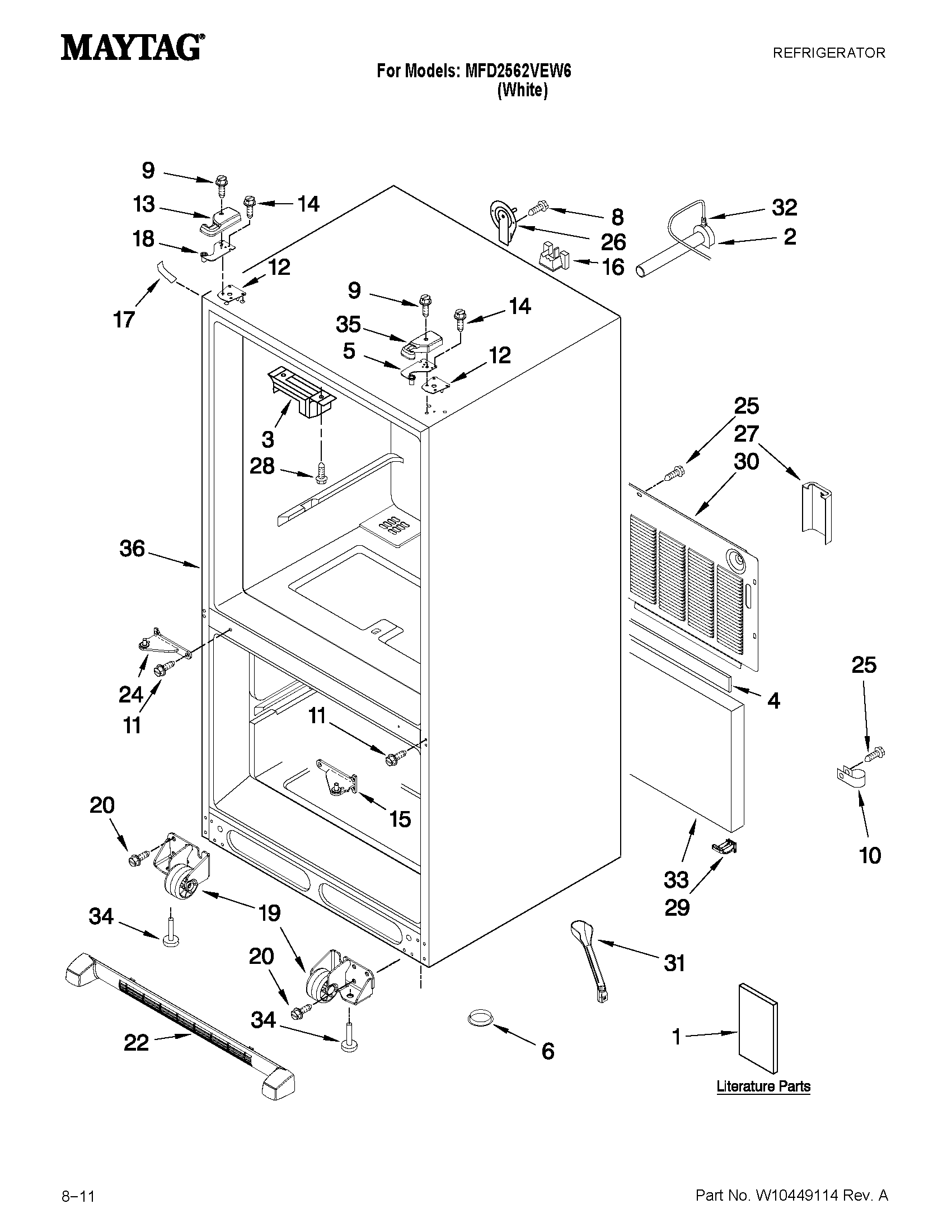 Cabinet parts