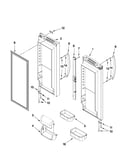Refrigerator door parts