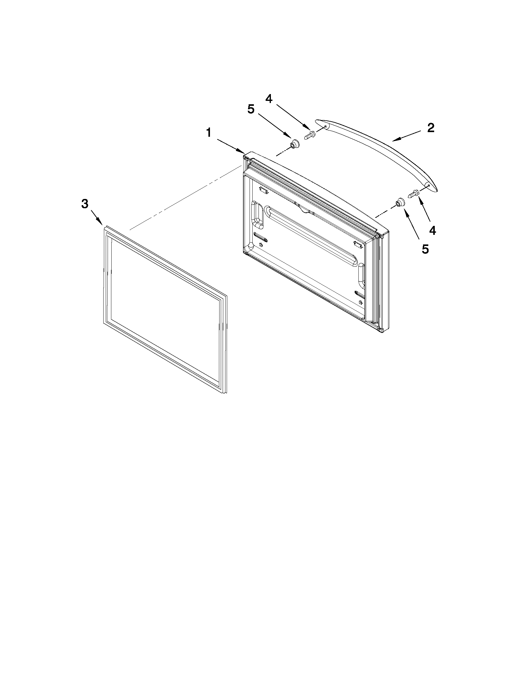 Freezer door parts