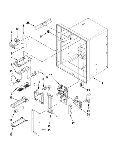 Refrigerator liner parts