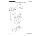 KitchenAid KUDS40CVSS1 door and panel parts diagram