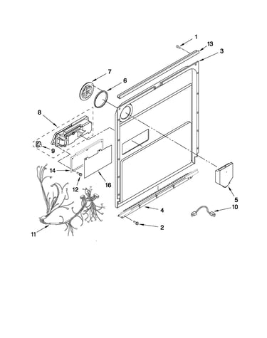 Door and latch parts