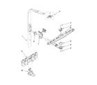 KitchenAid KUDS40CVBL4 upper wash and rinse parts diagram