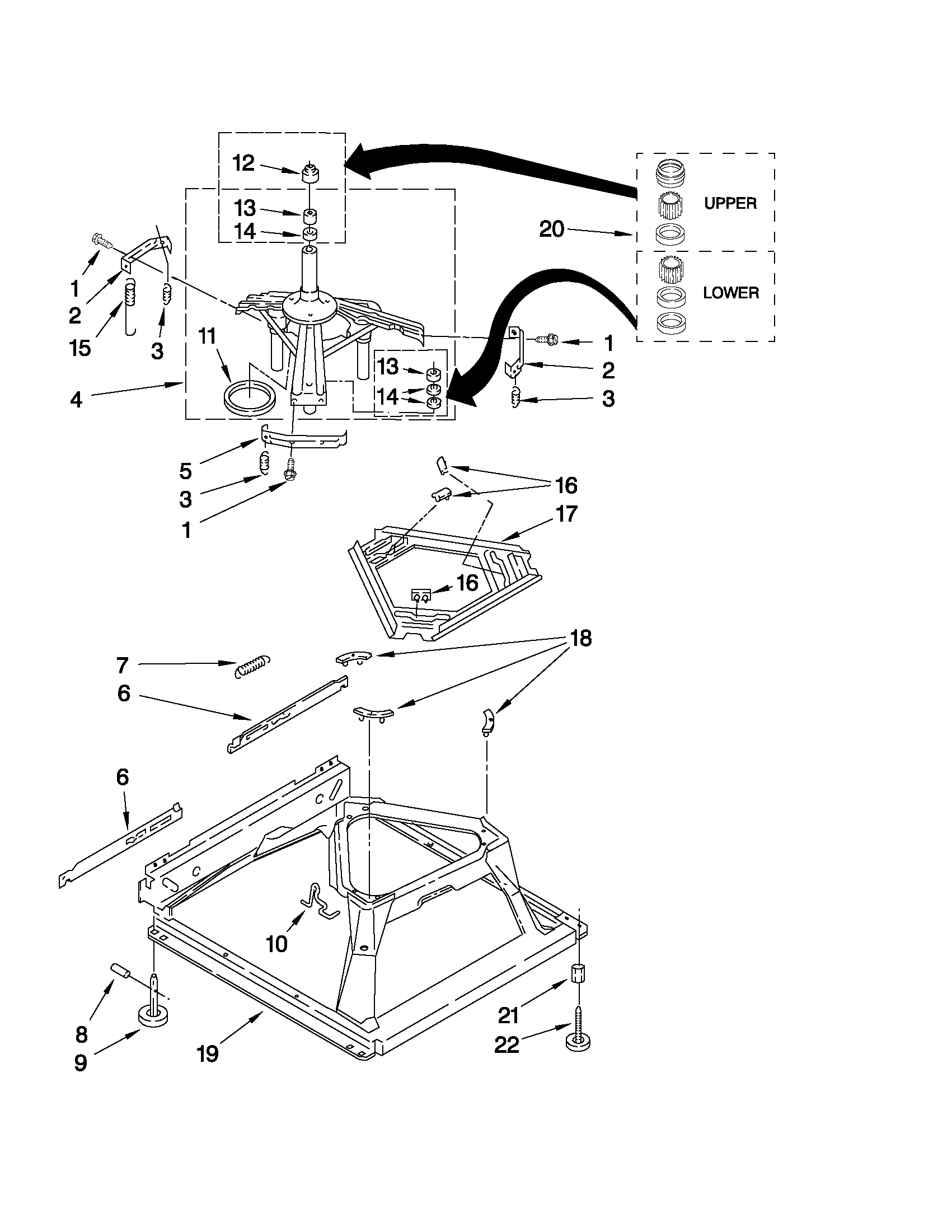 MACHINE BASE PARTS