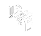 Whirlpool ED5LHAXWT01 air flow parts diagram