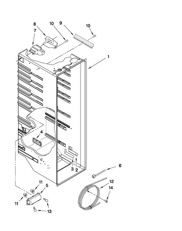 Refrigerator liner parts