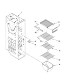 Freezer liner parts