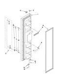 Freezer door parts