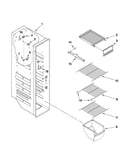 Freezer liner parts
