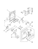 Dispenser front parts