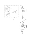 Motor and ice container parts