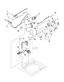 Controls and water inlet parts