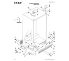 Ikea ID5HHEXWS03 cabinet parts diagram