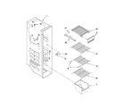 Ikea ID5HHEXWS03 freezer liner parts diagram