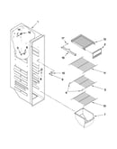 Freezer liner parts