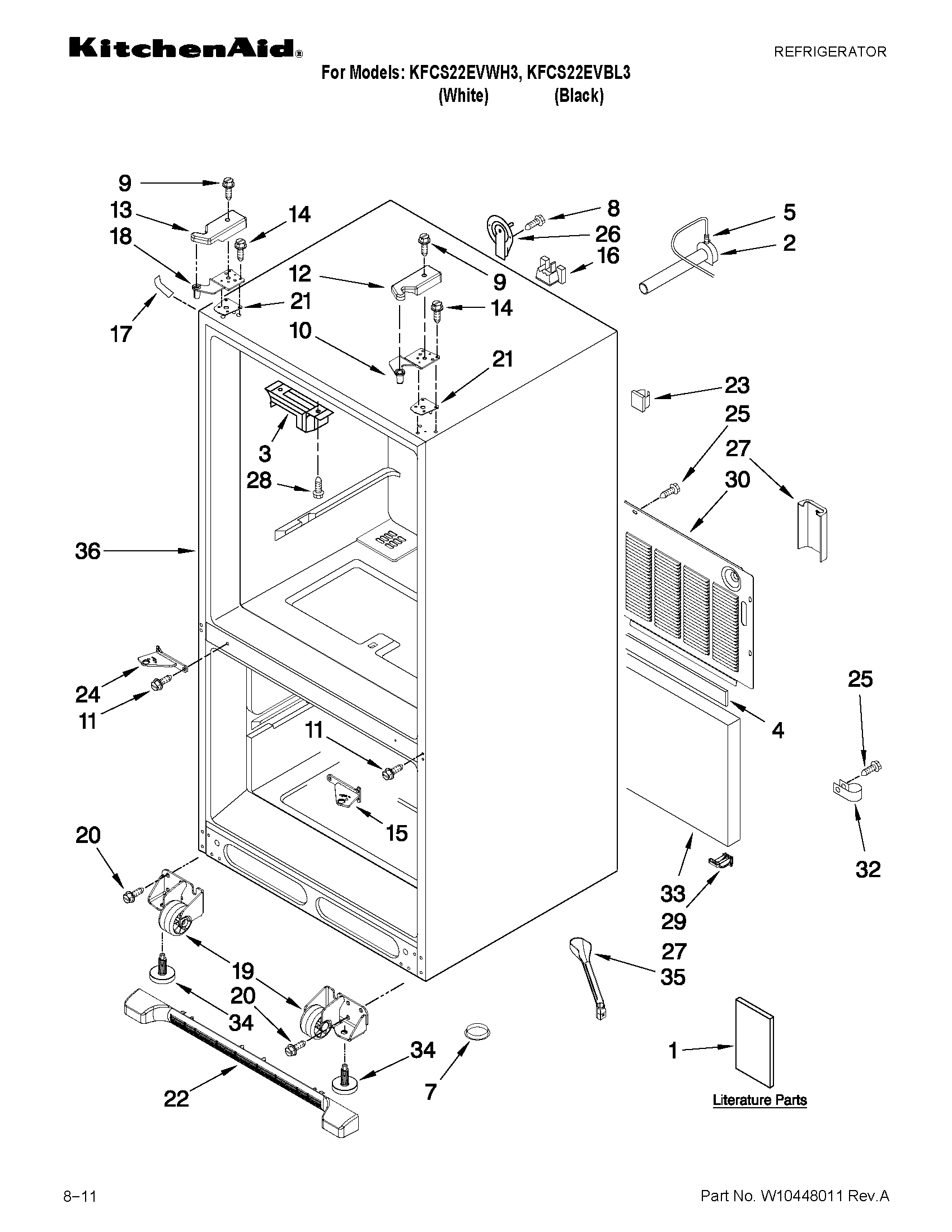 Cabinet parts