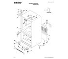 Ikea IX5HHEXWS07 cabinet parts diagram