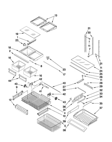 Shelf parts