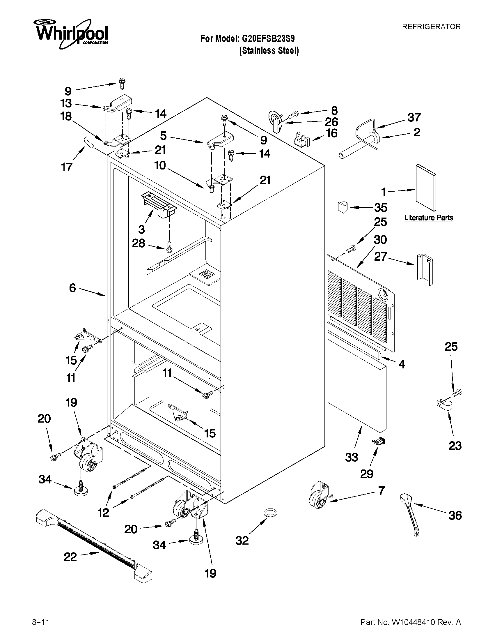 CABINET PARTS