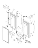 Refrigerator door parts