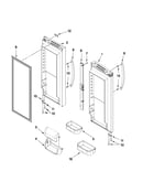 Refrigerator door parts
