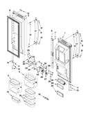 Refrigerator door parts