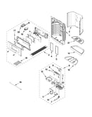 Dispenser front parts