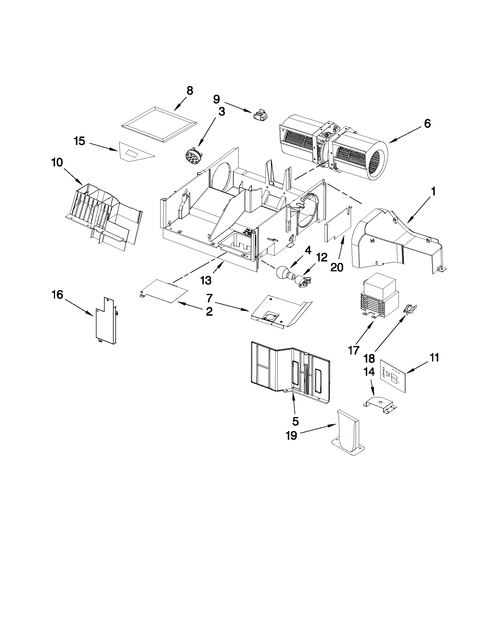 Air flow parts
