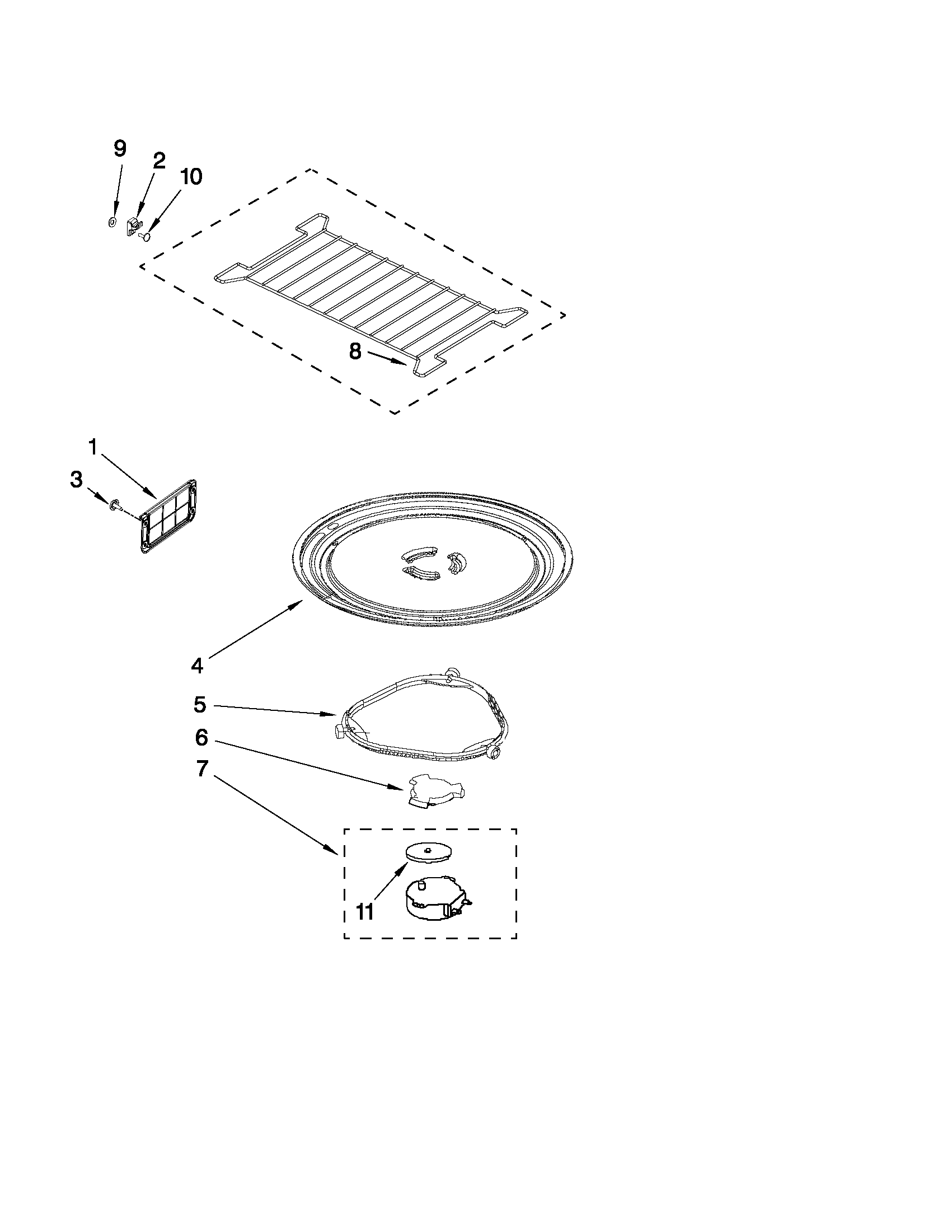 Turntable parts