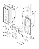 Refrigerator door parts