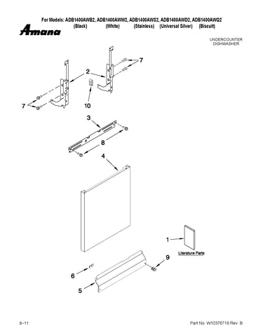Door and panel parts