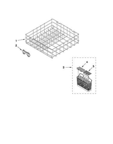 Lower rack parts