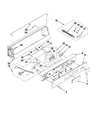 Control panel parts