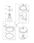 Agitator, basket and tub parts