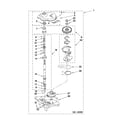 Maytag MAT14PRAWW1 gearcase parts diagram