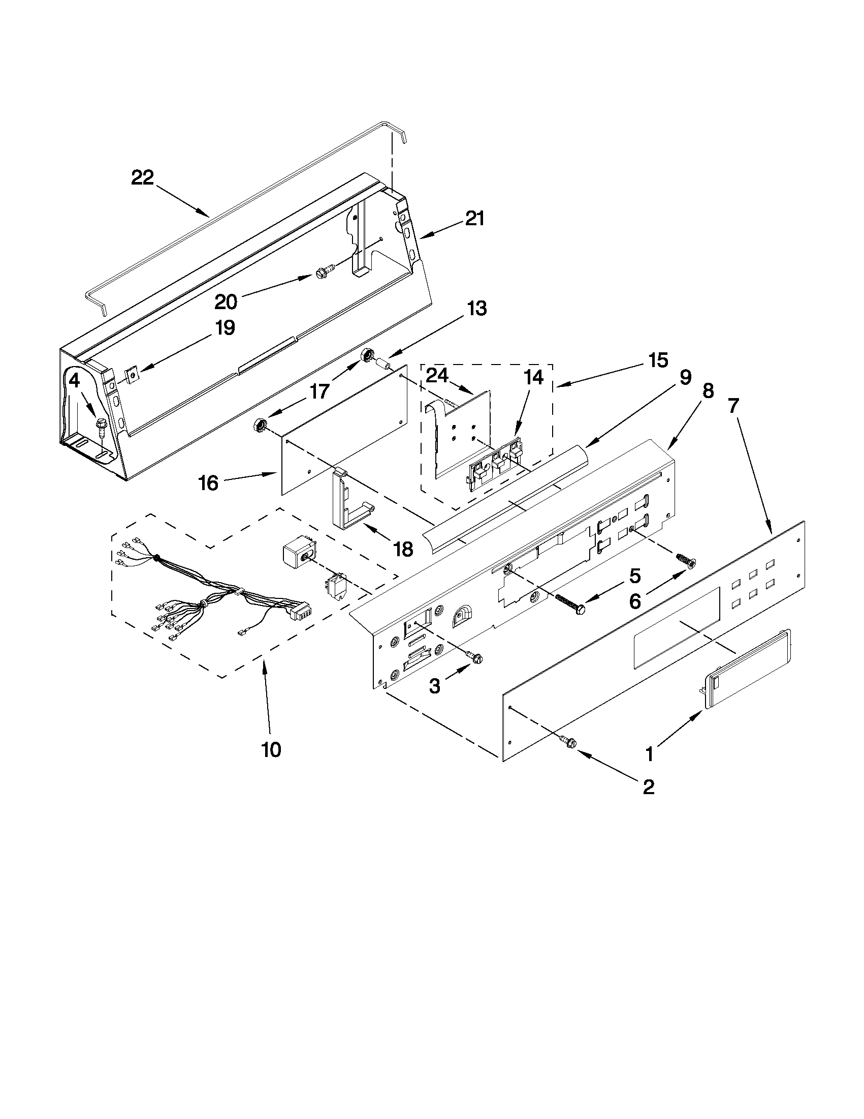 Control panel parts