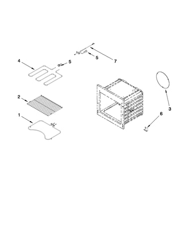 Internal oven parts