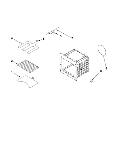 Internal oven parts