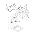 Maytag MVWC400XW3 console and water inlet parts diagram