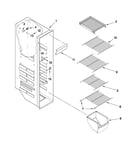 Freezer liner parts